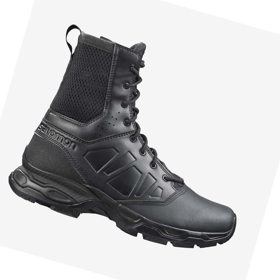 Salomon URBAN JUNGLE ULTRA FORCES SIDE ZIP Csizma Férfi Fekete | HU 2250NWY